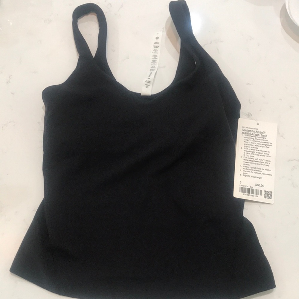 Lululemon Align Waist-Length Tank size 6 NWT